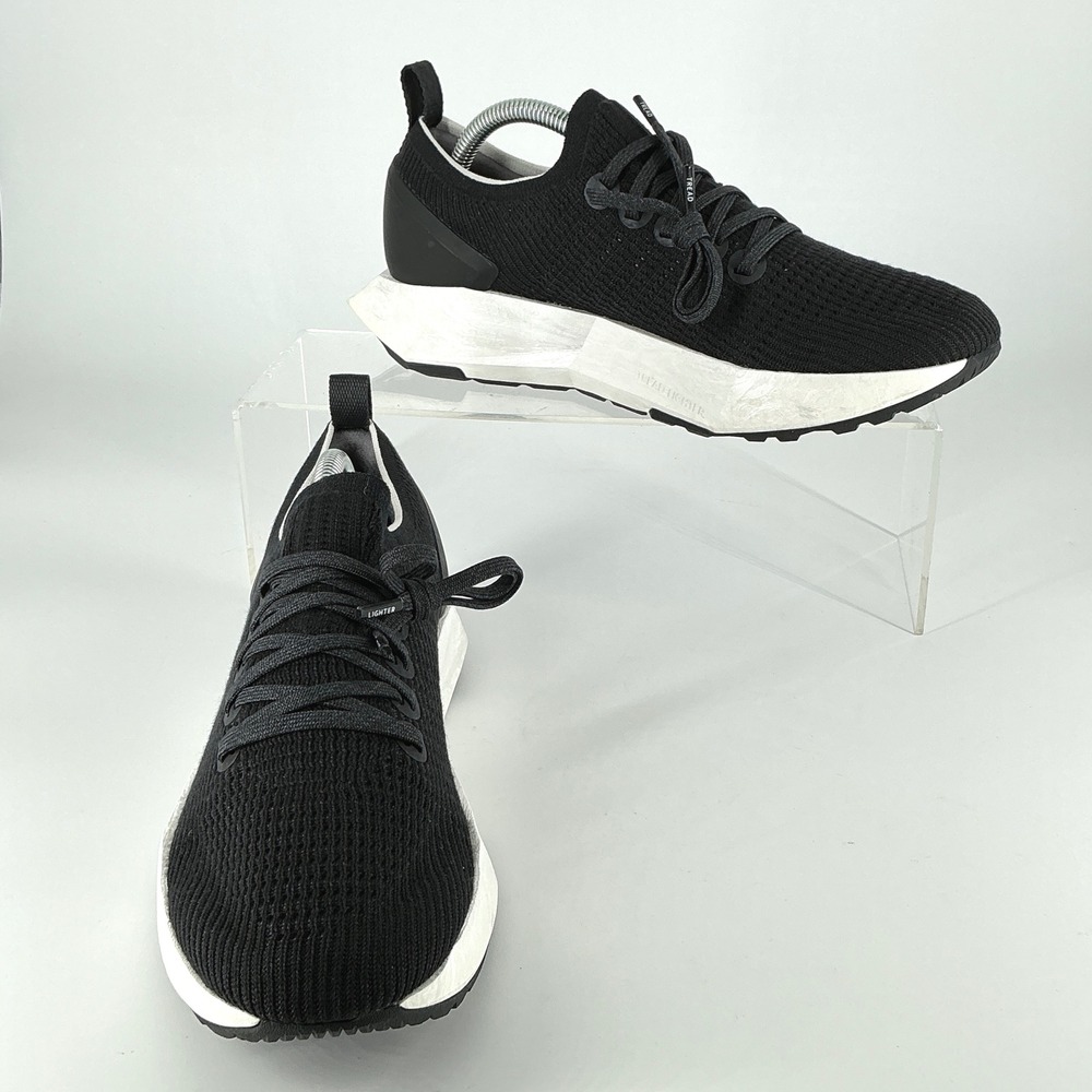 Allbirds Womens Size 10 Tree Flyer Running Shoes NEW Black White Sneakers $140 - Picture 3 of 15